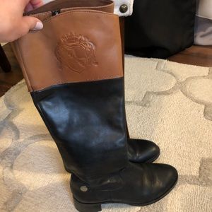 Franco Sarto two toned riding boots GENTLY WORN